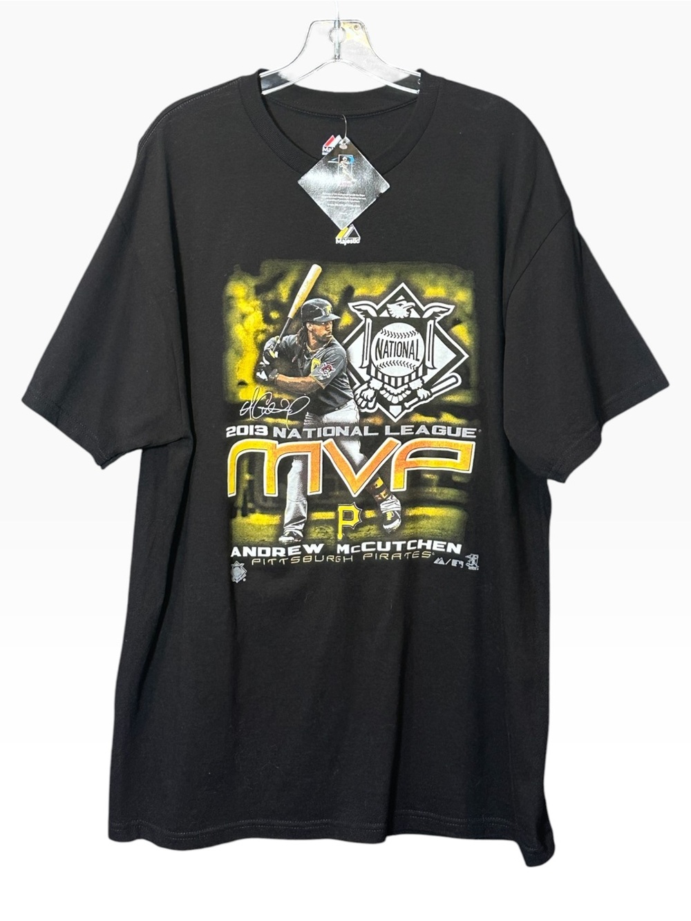 Andrew McCutchen 2013 MVP Graphic Tee T-Shirt Vintage NWT XL Pittsburgh Pirates